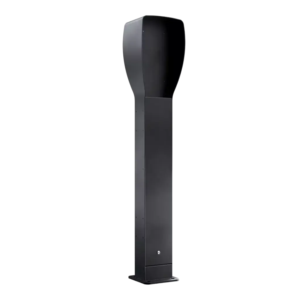 Zaptec bevestigingspaal met aanrijbeveiliging